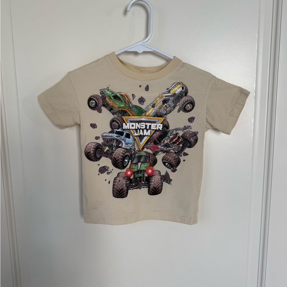 Monsters Jam Grave Digger Dragon, Max-D, Megalodon & Zombie Trucks Kids 2T Kids